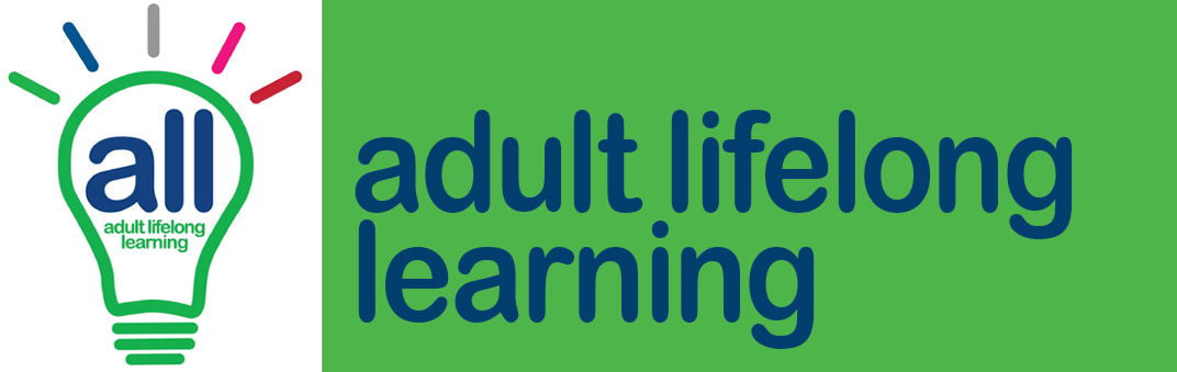 slide with details about adult lifelong learning