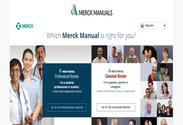 Merck Manuals Screenshot