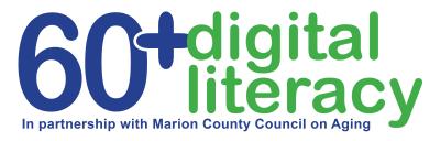 60 Plus digital literacy logo